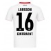 Eintracht Frankfurt Hugo Larsson #16 Bortedrakt 2025-26 Korte ermer